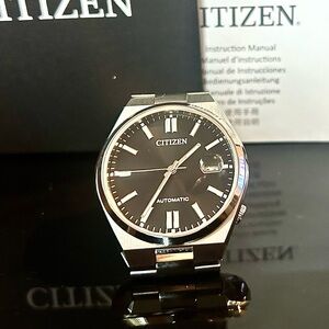 CITIZEN 
Tsuyosa Automatic Black Dial Men's Watch
Item No. NJ0150-81E